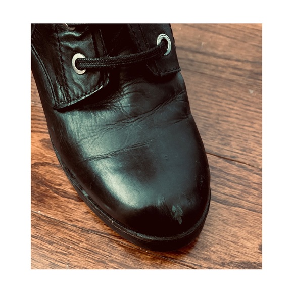 SOLD* Black Fall chunky heel with buckle boot - Picture 3 of 11